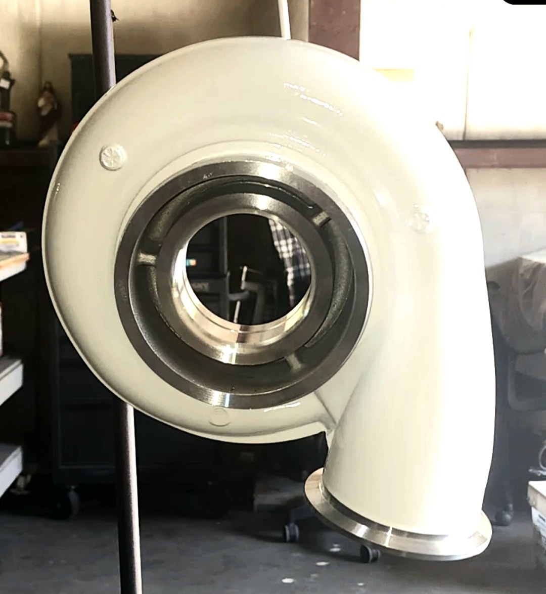 Cream White Turbo Housing