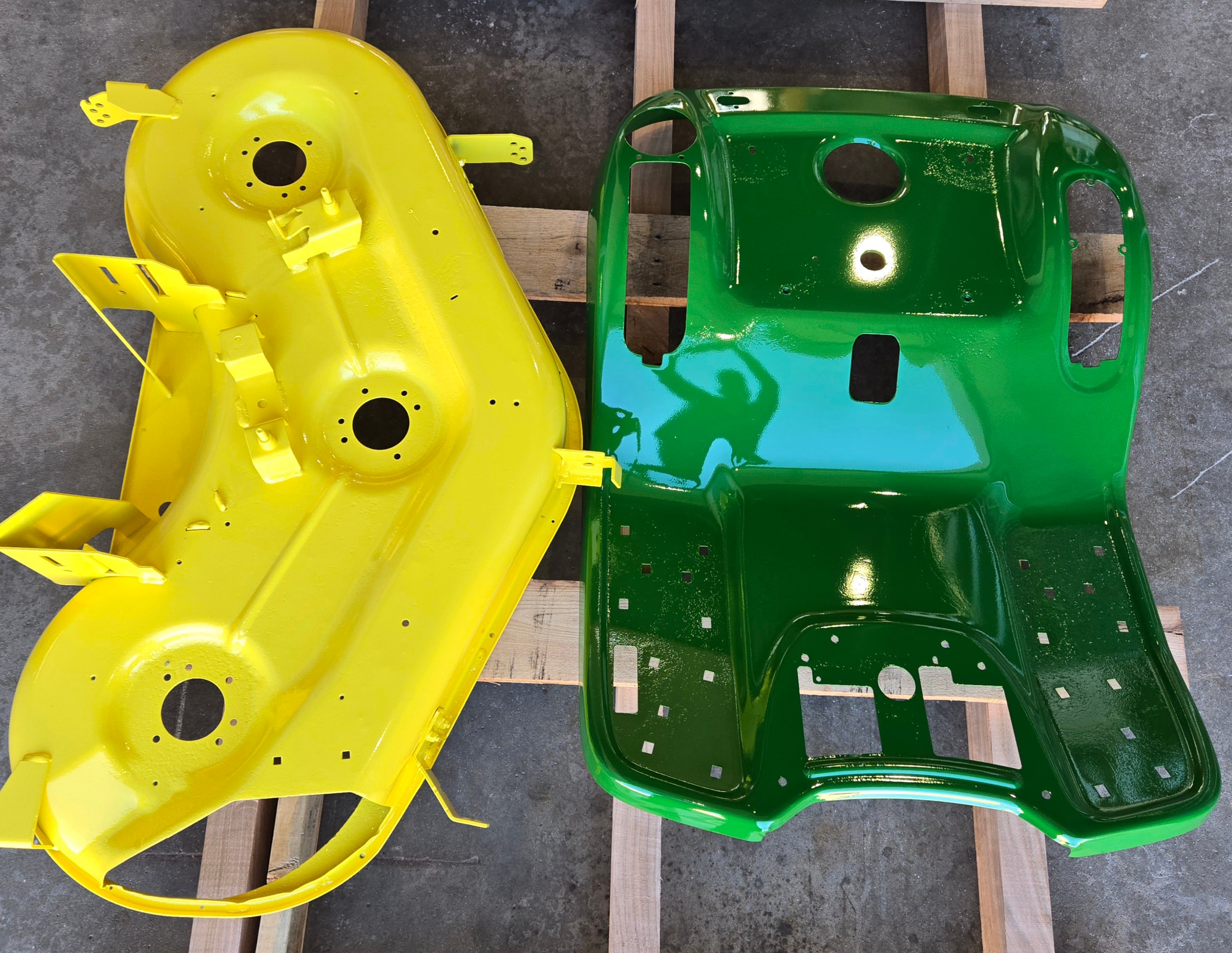 John Deere Yellow & Green Mower Deck Parts