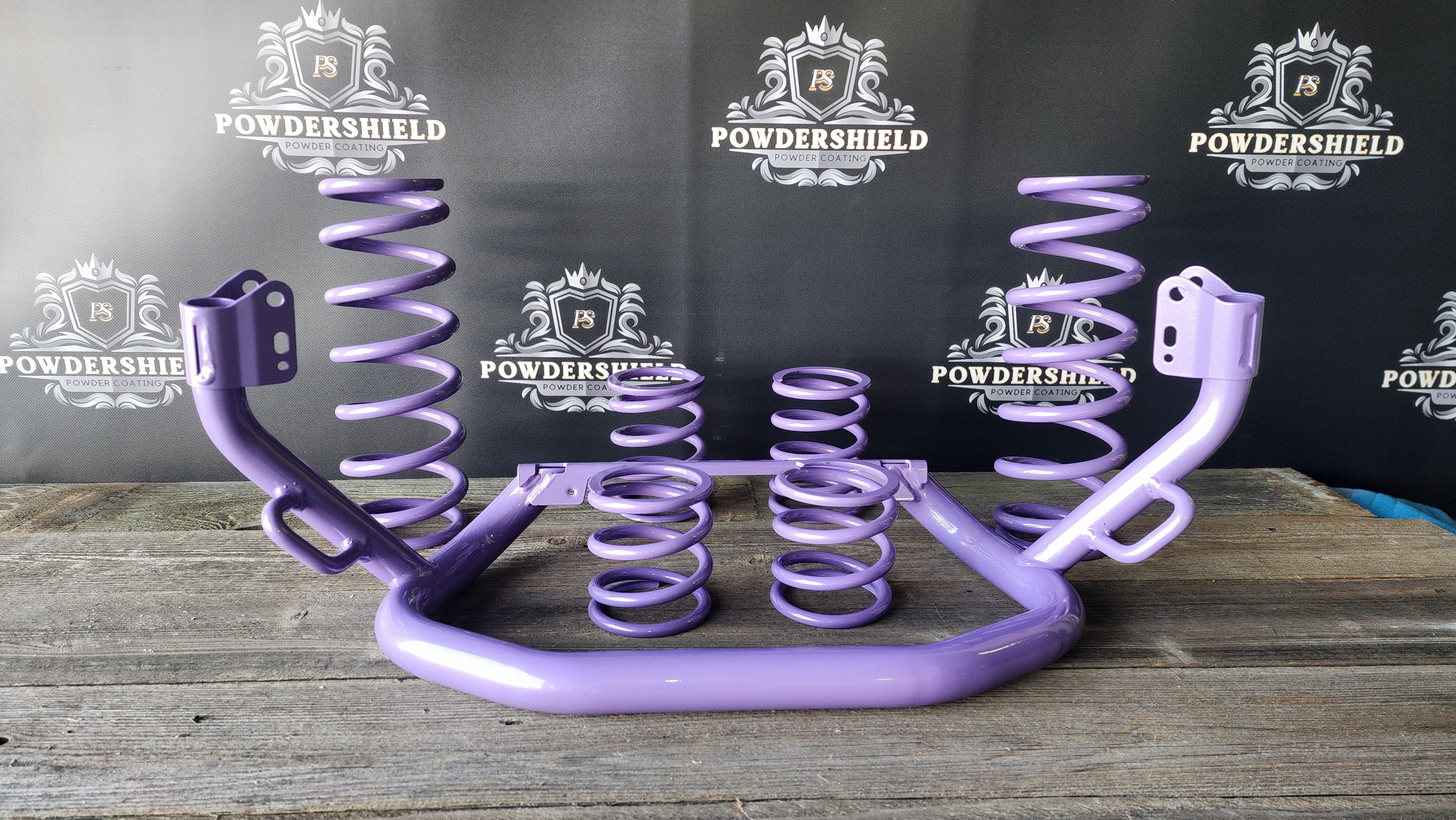 Purple Suspension Springs & Frame