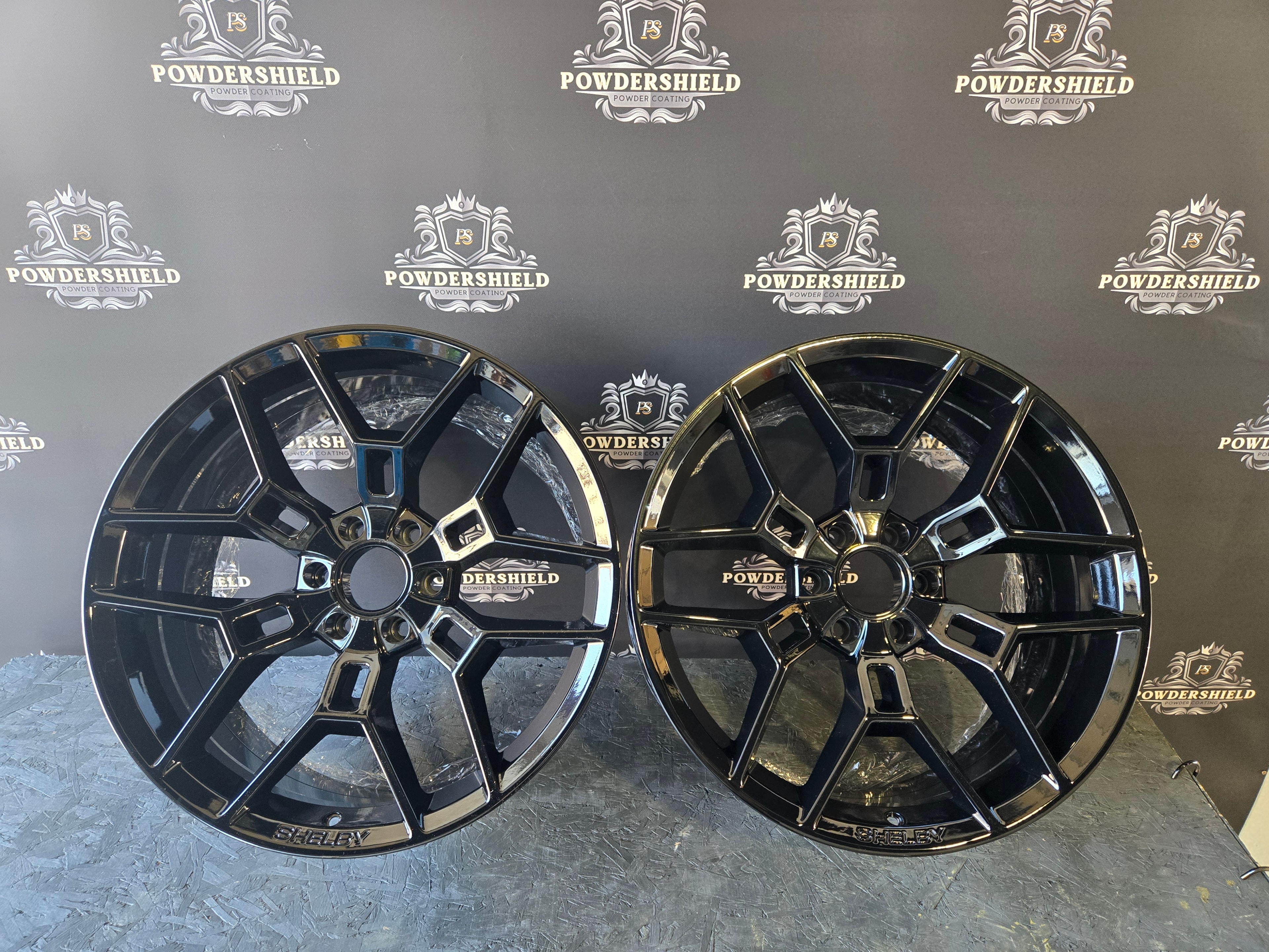 Gloss Black Shelby Wheels