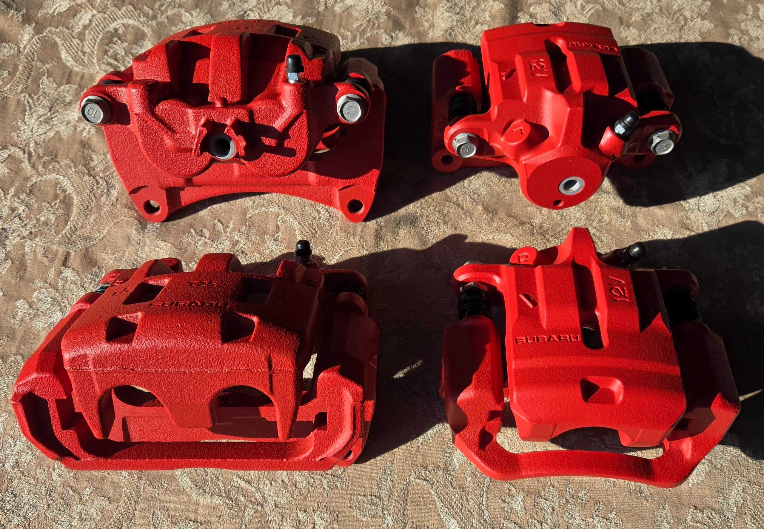 Red Brake Calipers